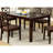 Transitional Style 7pc Dining Table Set