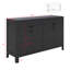 Buffet avec tiroirs, grand buffet Buffet avec tablettes et portes-48262546