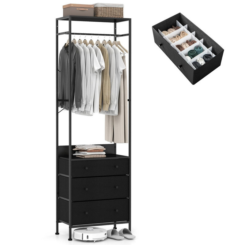 55cm Adjustable Clothing Rack