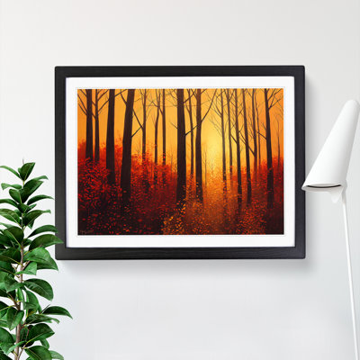 Autumn Forest At Sunset Vol.1 - Single Picture Frame Print