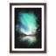 Northern Lights over Skagsanden Beach - Picture Frame Graphic Art Print-56857128-56857129