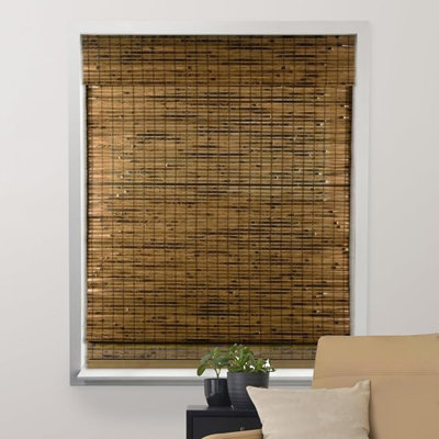 Java Deep Sheer Bamboo Roman Shades