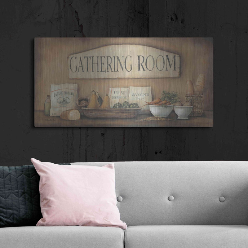 " Gathering Room " by Pam Britton, 24" H x 48" W