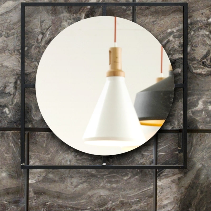 Metal Flat Wall Mirror