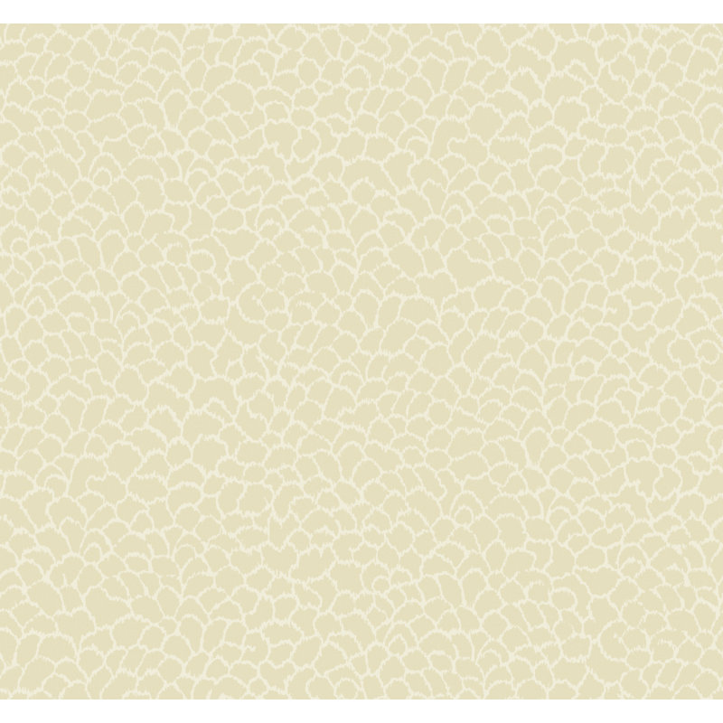 Nadie Abstract Wallpaper Double Roll by Ronald Redding, Camel