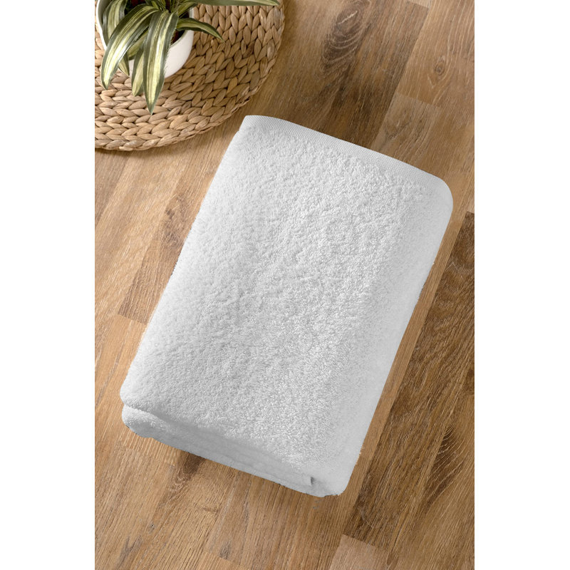 Midweight Bath Sheet, White