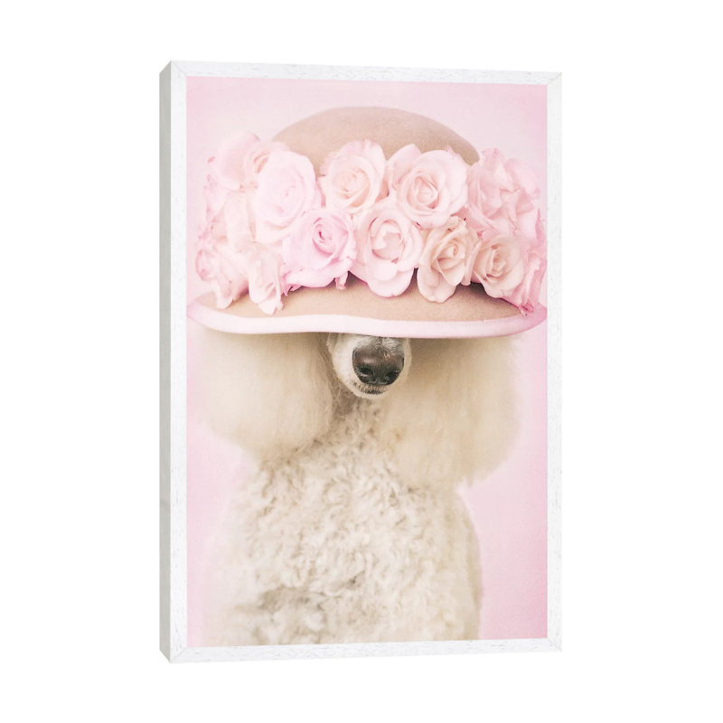 Riot by Rachael Hale - Print on Canvas, 66.04 cm H x 45.72 cm W, White Framed