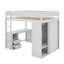 Lit mezzanine double avec placards et bureau-816031751