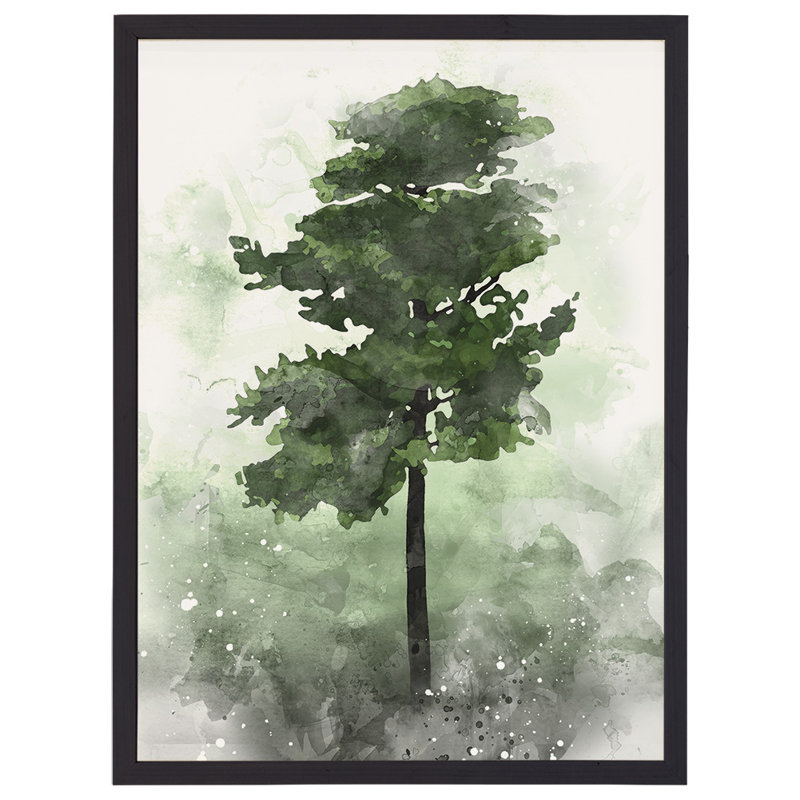Arbre à l'aquarelle