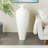 Maeanna Cream Ceramic Tall Amphora Floor Decorative Vase-137768983