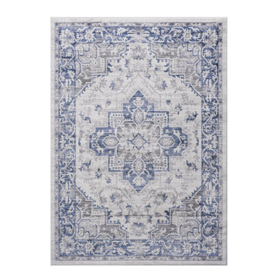 Non-shedding Latex-free Cotton Backing Area Rug With Multi-color & Size Selections