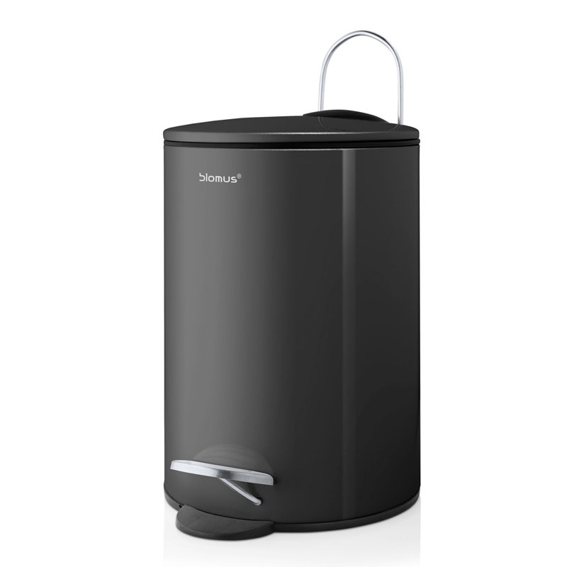 TUBO 0.79 Gallon Step On Trash Can, Magnet/Charcoal