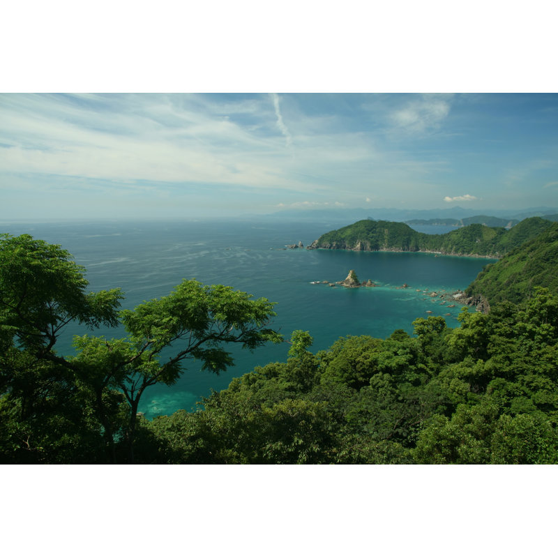 Coastline View - Wrapped Canvas Print, 30cm H x 46cm W