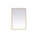 Piche Aluminum LED Mirror