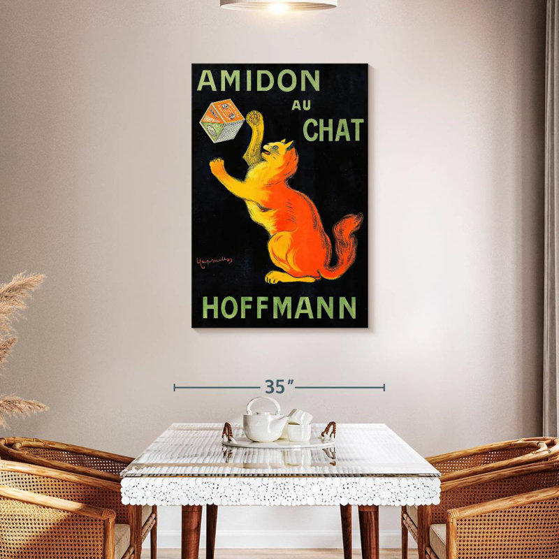 Brampt Amidon Au Chat, H 45 po x l 30 po
