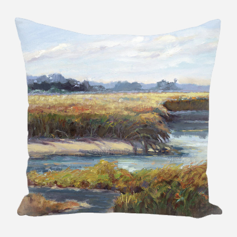Linen Square Pillow Cover & Insert, 23" x 23"