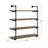 Shannock 46'' H Stainless Steel Floating Bookcase-368225511-294782416