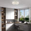 Plafonnier semi-encastré 5 lumières Bazilijus-430015664-430015667