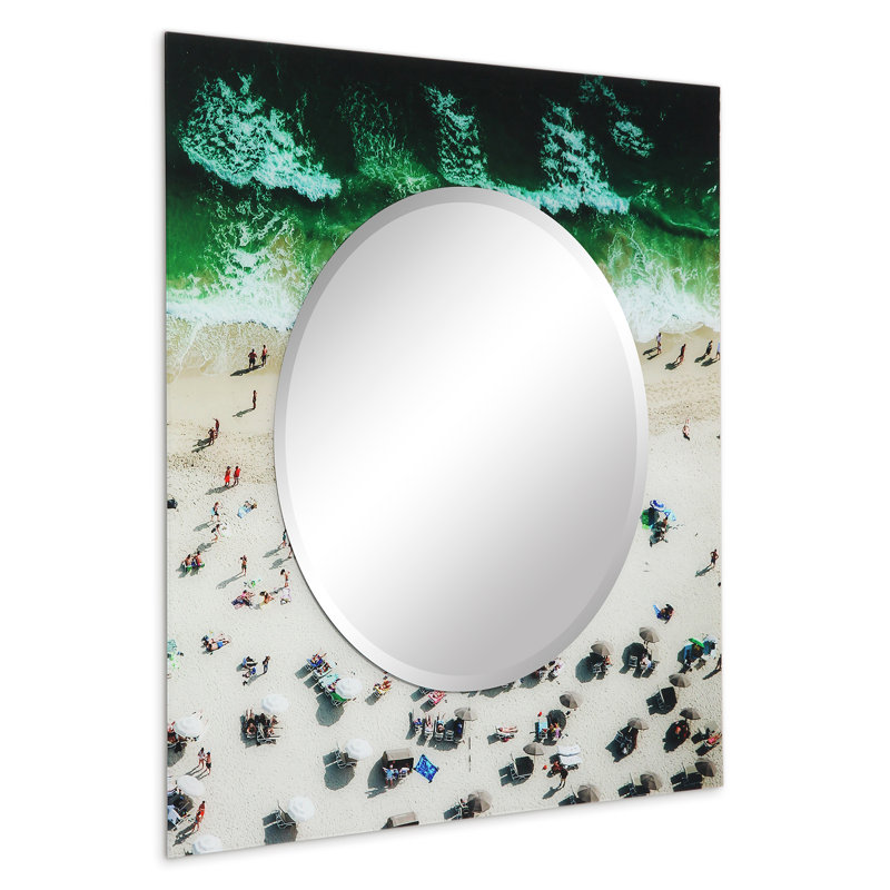 Bourbeau Glass Square Mirror