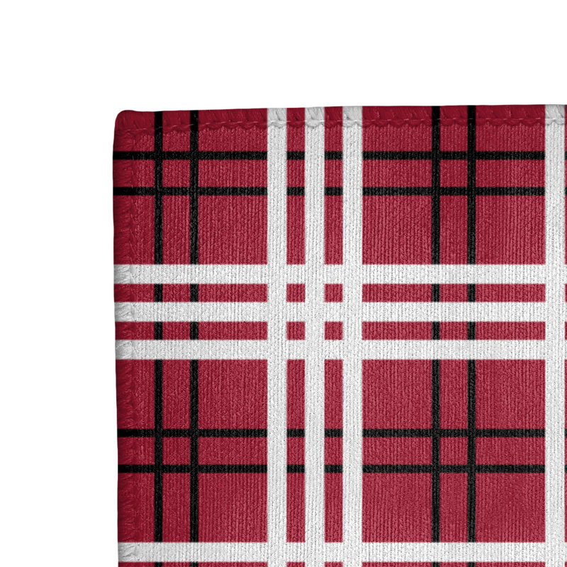 Tapis rouge à carreaux, Rectangle 2 pi x 3 pi