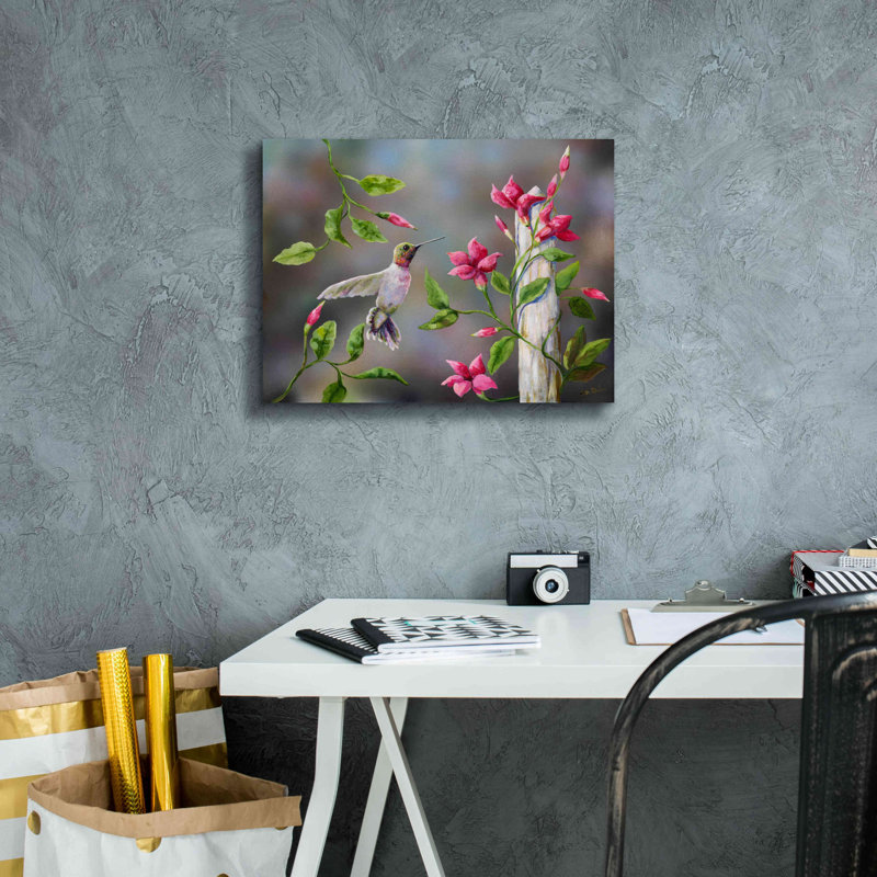 Peinture sur toile tendue, L 16 po x H 12 po x P 0,75 po