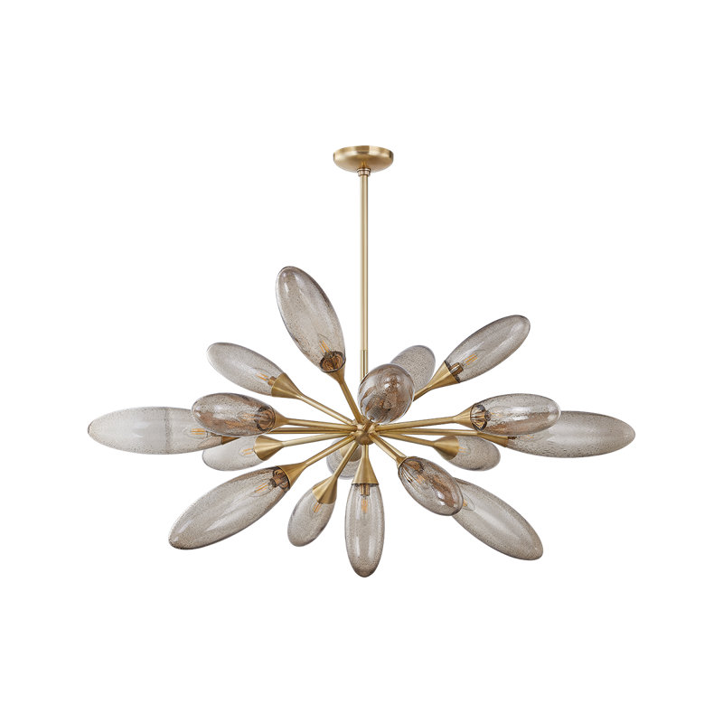 Cordoba Chandelier in Vintage Brass