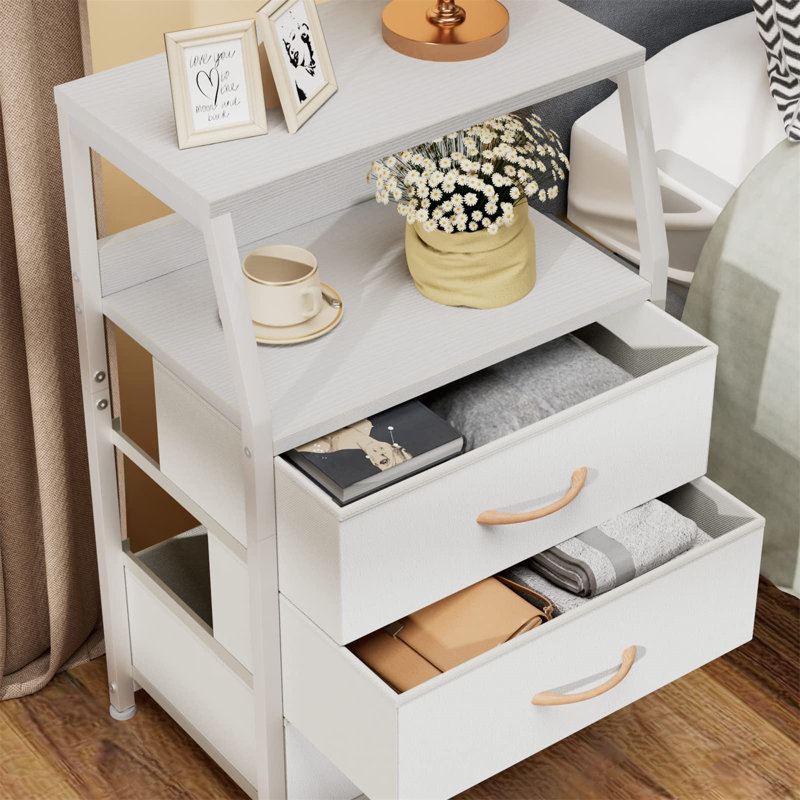 Yasleen 16.1'' W Metal Nightstand