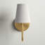 Meridian 1-Light Wall Sconce in Natural Brass-531072653