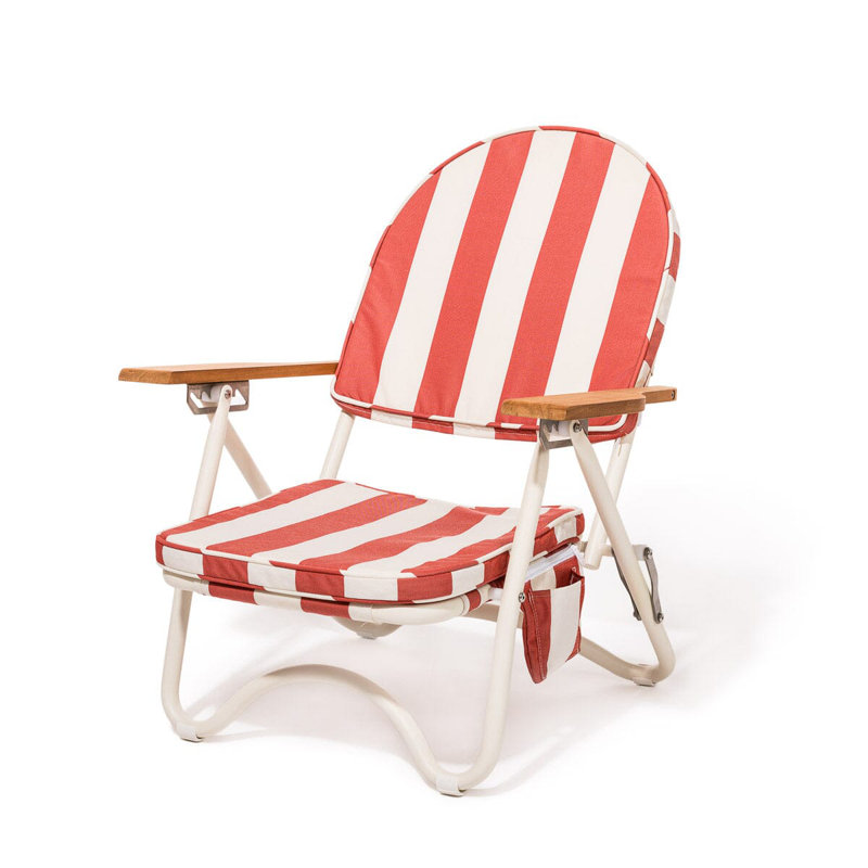 Chaise Pam, Rayé rose / blanc