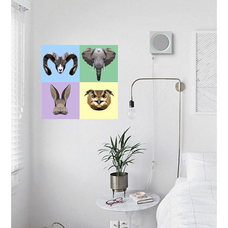Animals Wall Decal, 22" H x 22" W