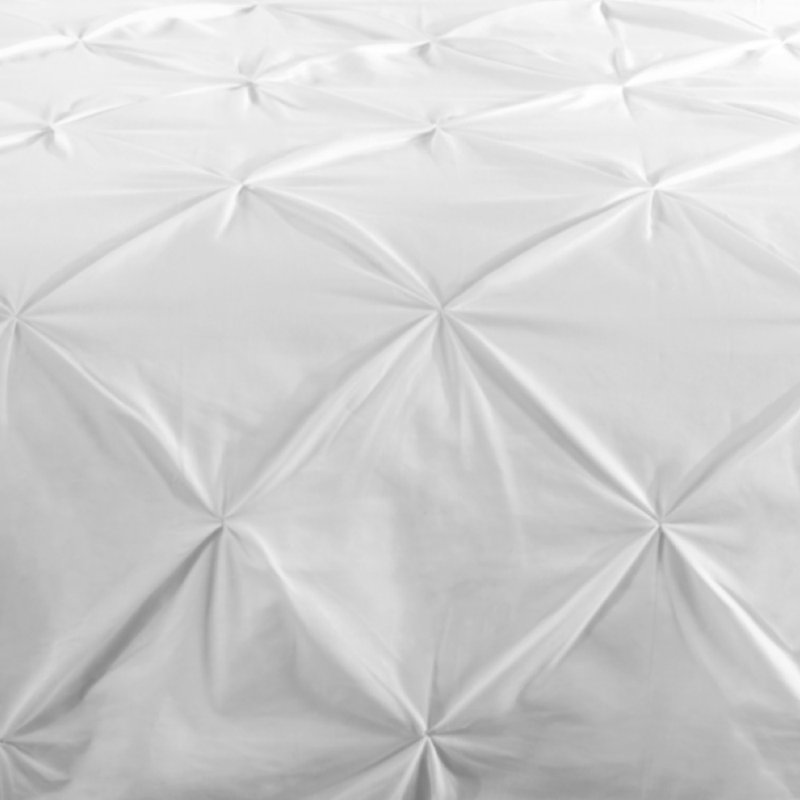 Degraff 144 TC Duvet Cover Set, White, Single Duvet Cover + 1 Standard Pillowcase