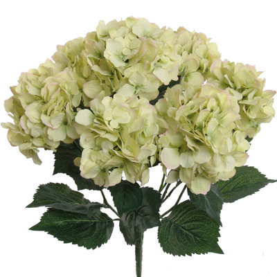 Ultra Realistic Faux Silk Hydrangea Arrangement - Artificial Flowers for Home Decor