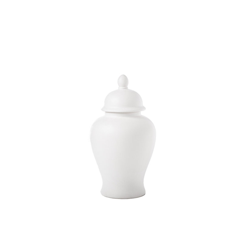 Ceramic / Porcelain Table Vase, 14.25" H x 8" W x 8" D