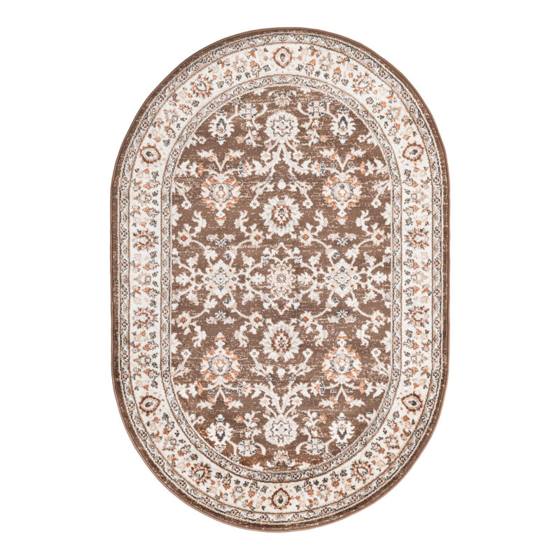 Charlotte Floral Indoor Rug, Oval 4' x 6'