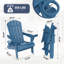  Chaise Adirondack pliante pour l'extérieur-928957108
