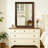 Solid Pine Wood Rectangular Wall Mirror