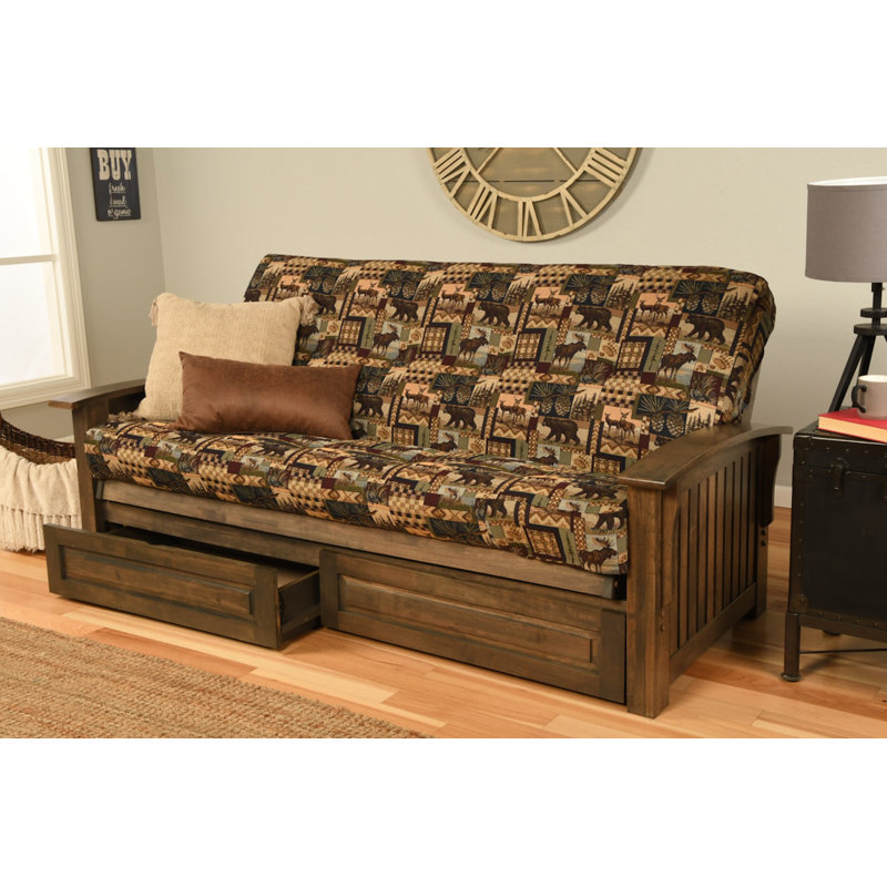Structure de futon pleine largeur et matelas 83 po Stratford, Oui, Chalet de Pierre le Grand