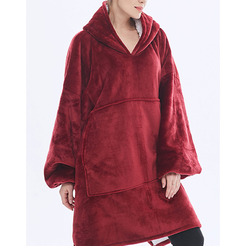 Plain Weave / Muslin Throw Blanket, Red