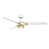 Blanc mat / laiton