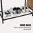 Acacia Wood Garment Rack with Shelves, Drawers & Hooks for Hanging Clothes-285829120