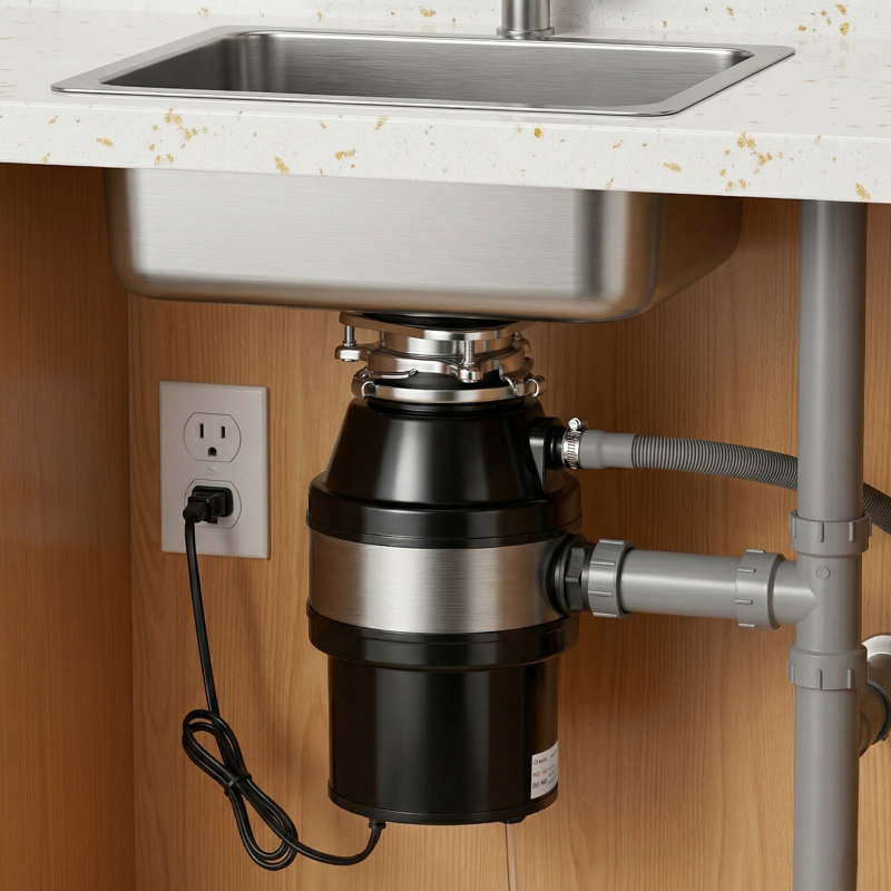 Continuous Waste Garbage Disposal