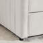 Lit de jour simple avec canapé-lit tapissier, avec rayures verticales, tissu en lin, beige (82,5 po x 43 po x 30 po)-175109713-175109726