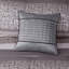 7 Piece Jacquard Comforter Set Grey/Taupe