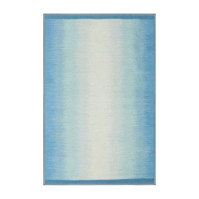Tapis abstrait noir / beige