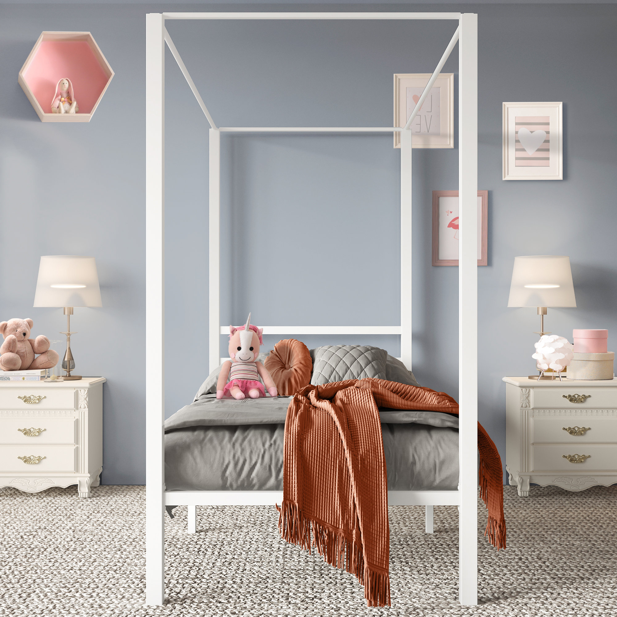 Ebern Designs Kyvin Canopy Bed & Reviews | Wayfair