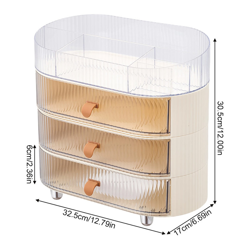 Plastic Makeup Organiser