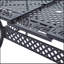 PHOENIX Expandable Aluminum Dining Table For Outdoor Use, Stylish And Functional With Lattice-And-Botanical Design