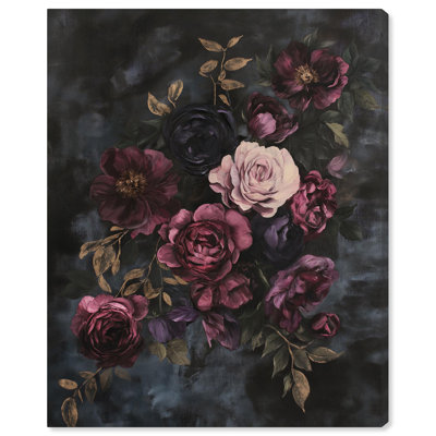 Reproduction d'art gothique rétro sur toile foncé par Art Remedy