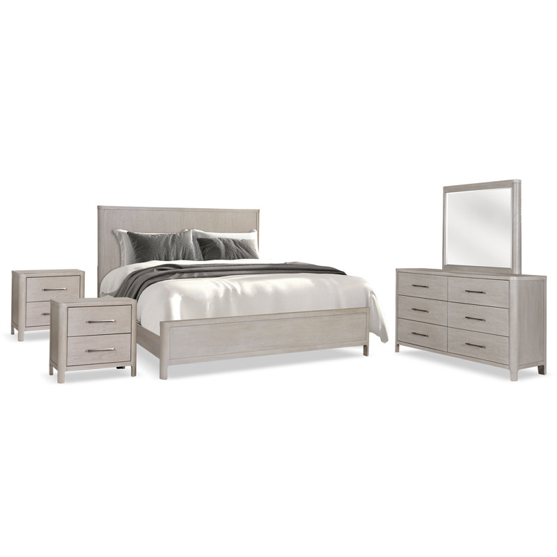 Ensemble de chambre à coucher 5 pièces Achen, Très grand