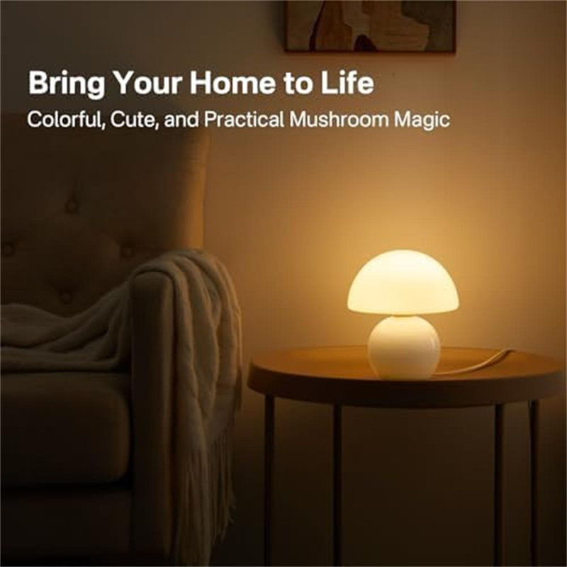 Mushroom Lamp Table Bedside Lamp